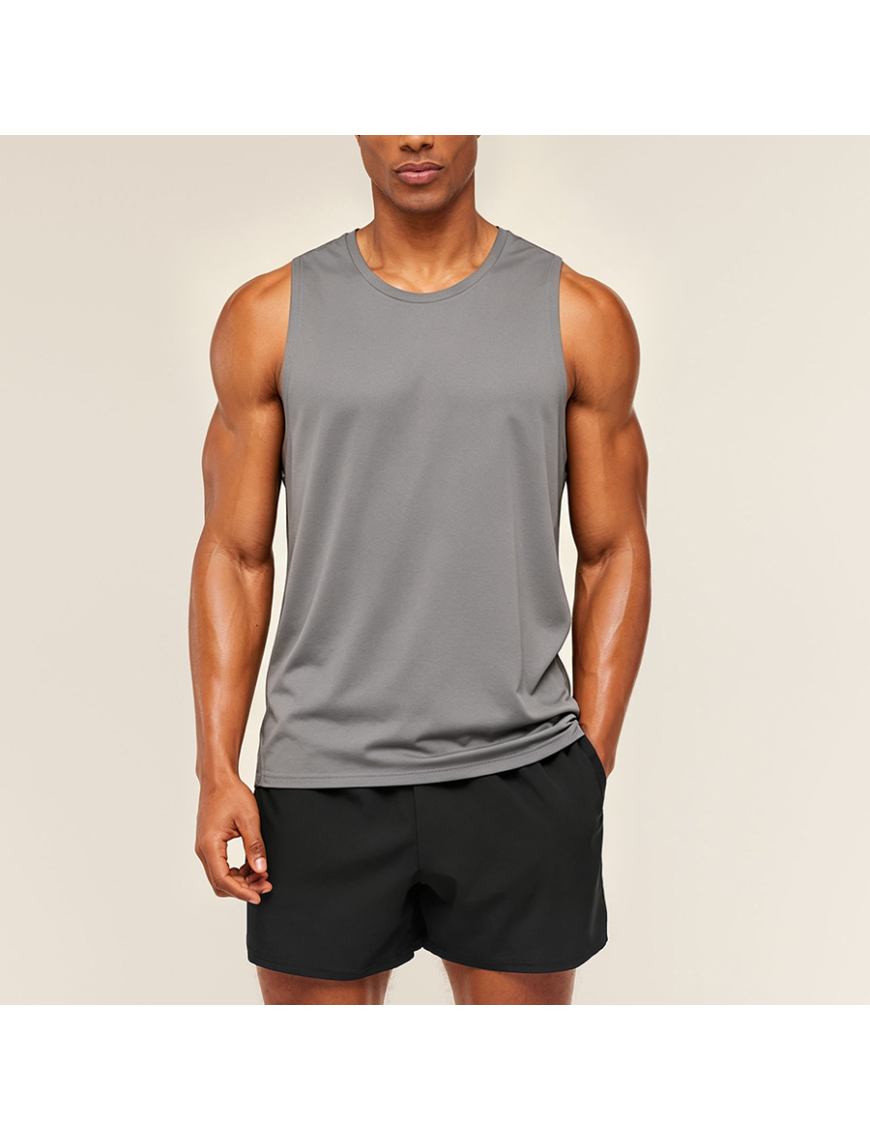 Sleeveless Sports Tank Top Wide Shoulder Breathable Stretch Basketball Shirt