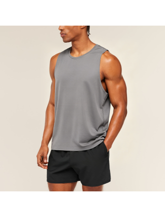 Sleeveless Sports Tank Top Wide Shoulder Breathable Stretch Basketball Shirt