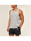 Distressed Hole Sleeveless Loose Training Tank Top