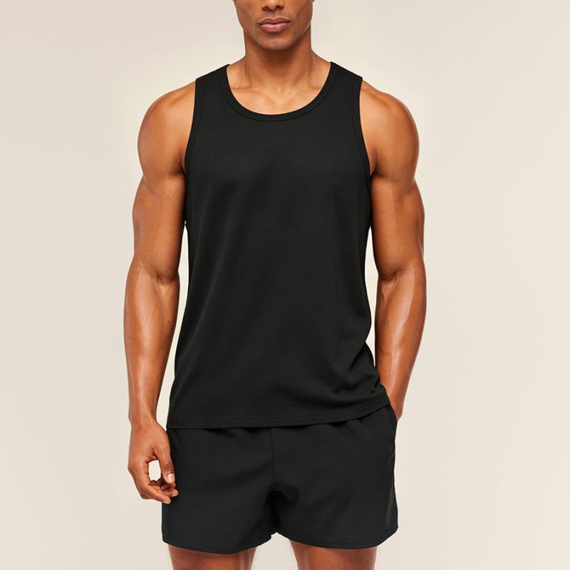 Heavyweight Cotton Ribbed Sports Tank Top