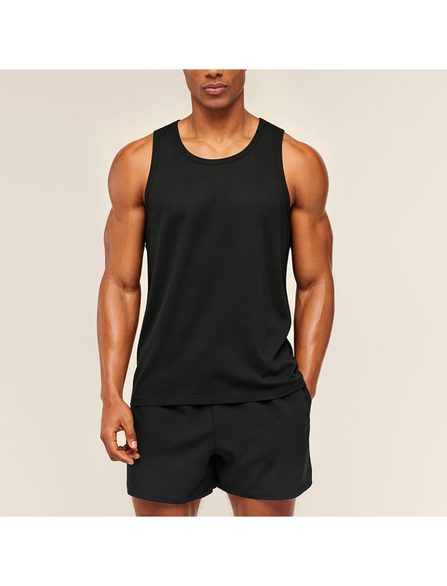 Heavyweight Cotton Ribbed Sports Tank Top