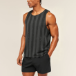 American Striped Print Quick-Dry Sports Tank Top