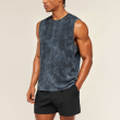 Retro Wax-Dye Sleeveless Sports Vest
