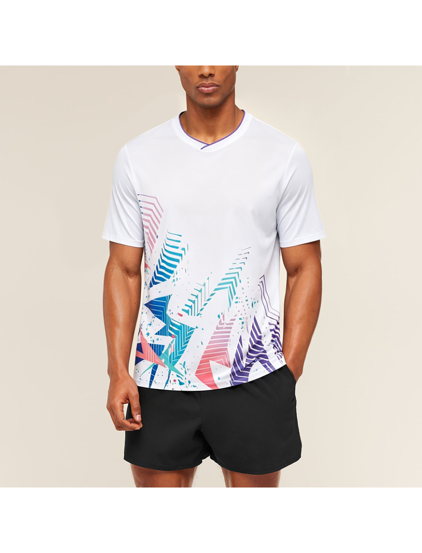 V-Neck Quick-Dry Soccer Jersey