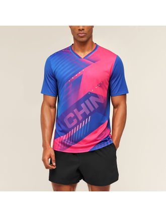Full Sublimation Print Polyester Tennis Shirt