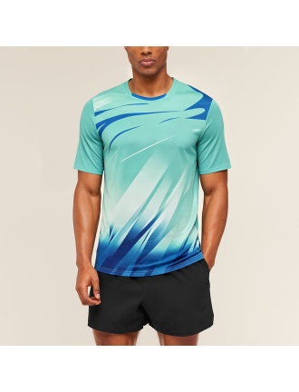 Printed Quick-Dry Anti-Wrinkle Sports T-Shirt