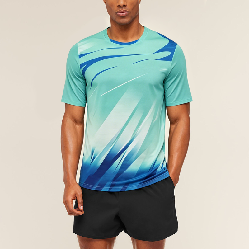 Printed Quick-Dry Anti-Wrinkle Sports T-Shirt