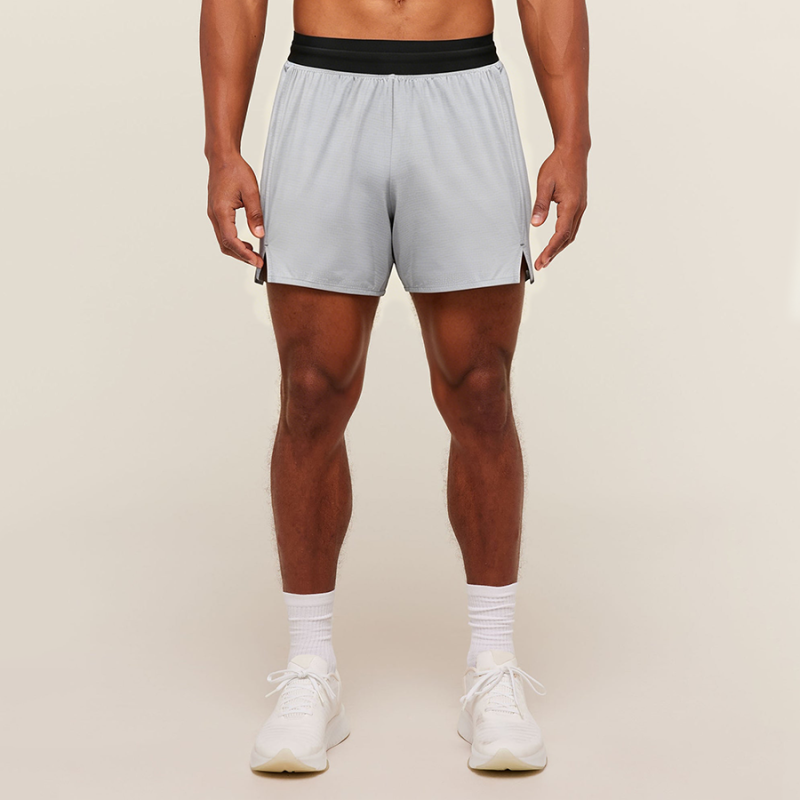 Lightweight Quick-Dry Sport Shorts with Zipper Pocket and Drawstring