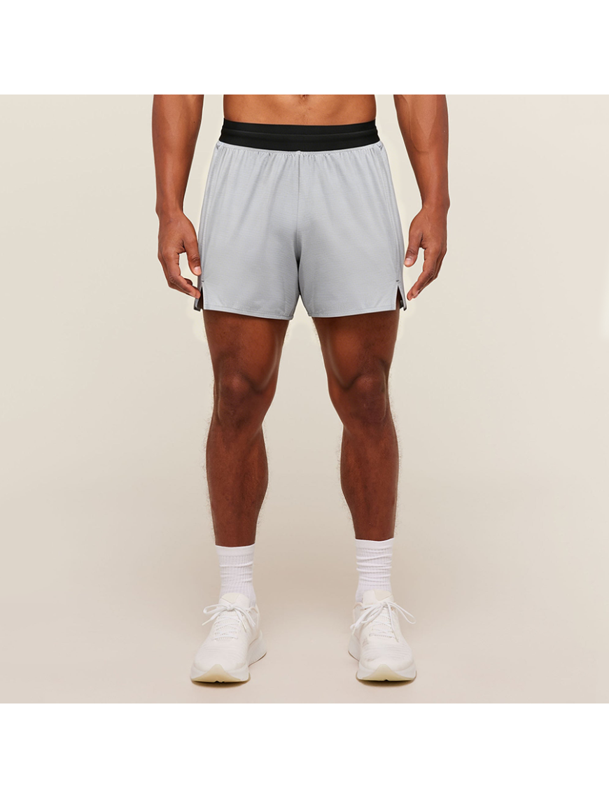 Lightweight Quick-Dry Sport Shorts with Zipper Pocket and Drawstring
