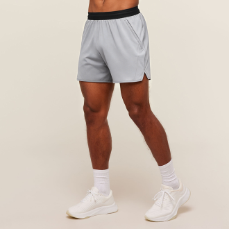 Lightweight Quick-Dry Sport Shorts with Zipper Pocket and Drawstring