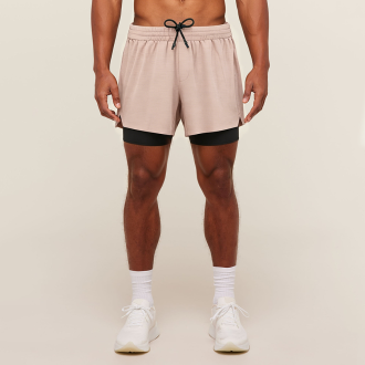 Men's 2-in-1 5-Inch Quick-Dry Running Shorts