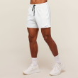 Summer Elastic Waist Back Zip Pocket Running Shorts