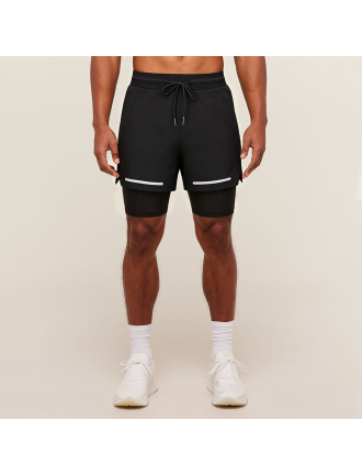 Double Layer Running Sports Shorts