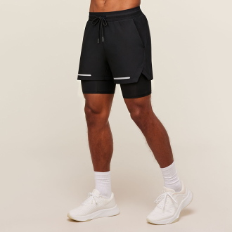 Double Layer Running Sports Shorts
