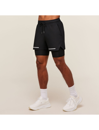 Double Layer Running Sports Shorts