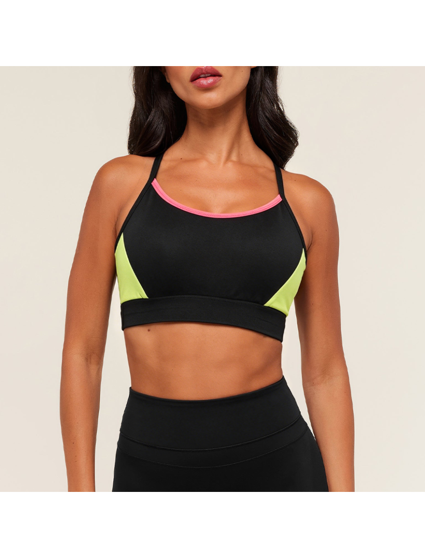 Outdoor Sports Bra Adjustable Strap Design