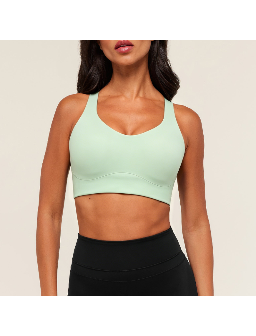 Sports Bra Strong Support Breathable