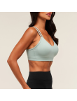 Breathable Cross-Back High-Support Sports Bra