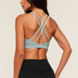 Breathable Cross-Back High-Support Sports Bra