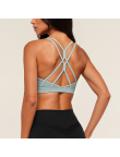 Breathable Cross-Back High-Support Sports Bra