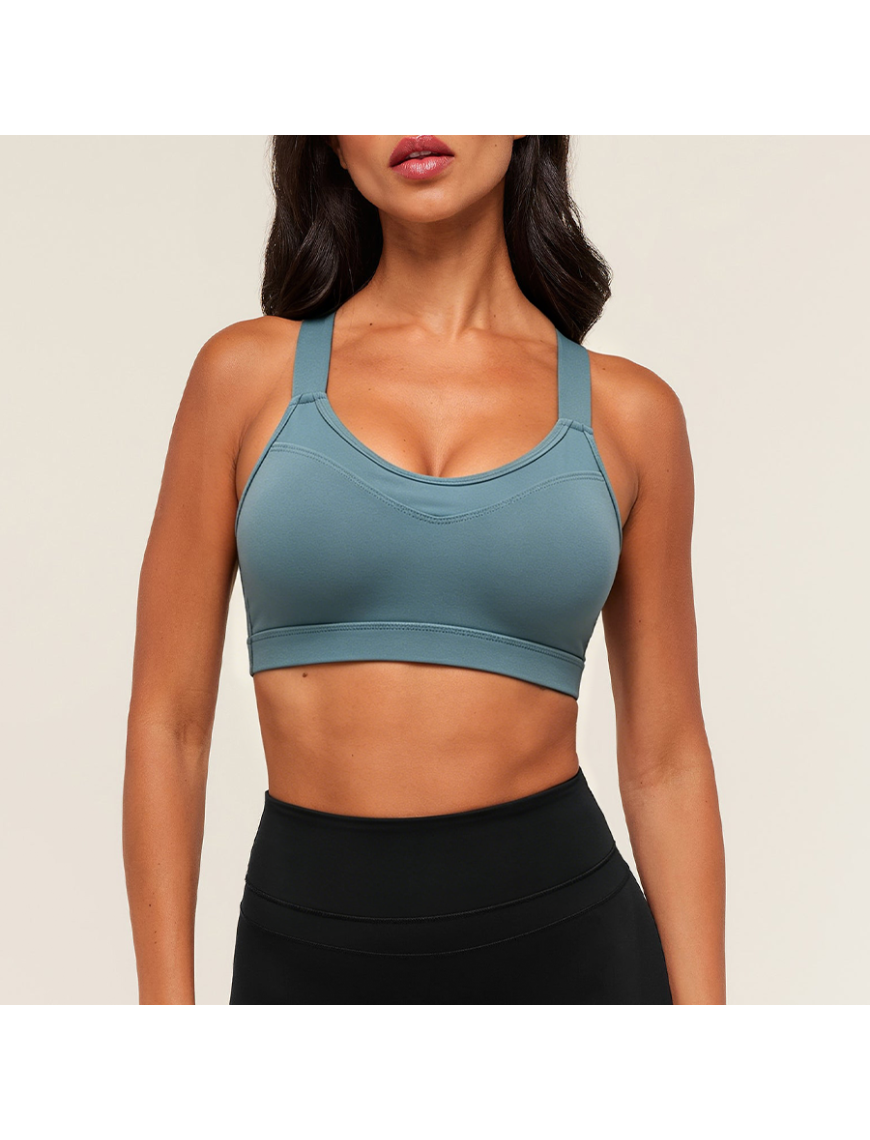 Removable Pad High Support Yoga Sports Bra