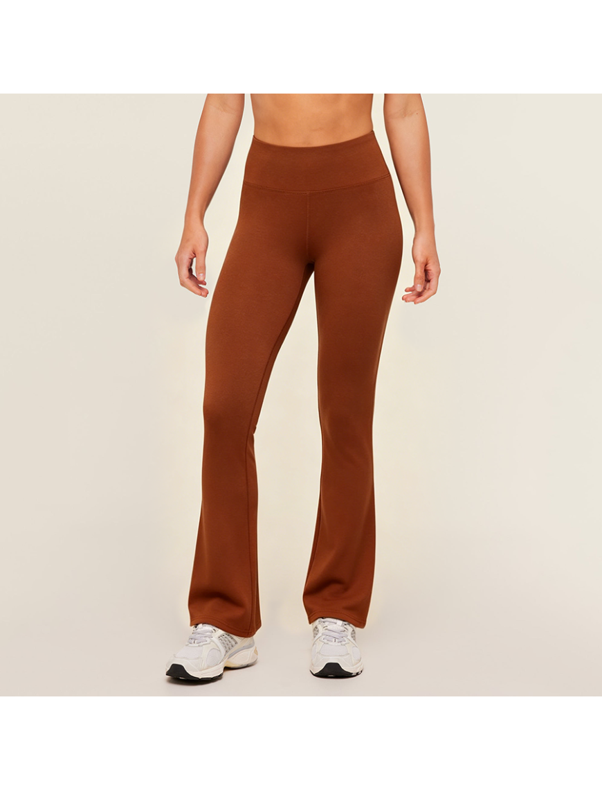 Merino Wool High Waist Tummy Control Slim Fit Flare Leggings