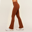 Merino Wool High Waist Tummy Control Slim Fit Flare Leggings