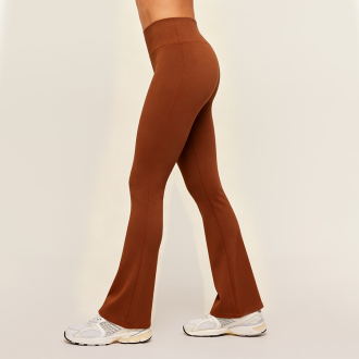 Merino Wool High Waist Tummy Control Slim Fit Flare Leggings