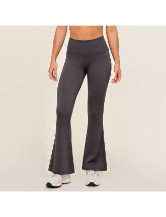 Flared High-Waist Naked Feeling Quick-Dry Sports Pants