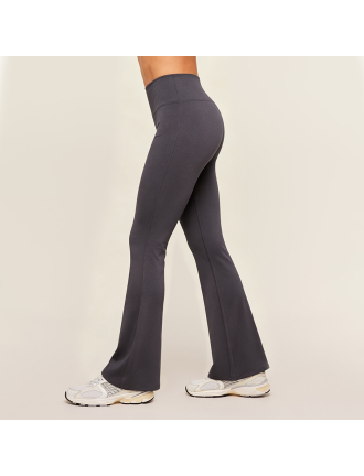 Flared High-Waist Naked Feeling Quick-Dry Sports Pants