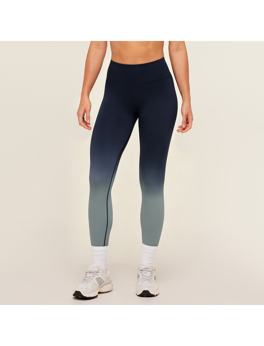 Gradient High-Waist Compression Training Pants with Tummy Control