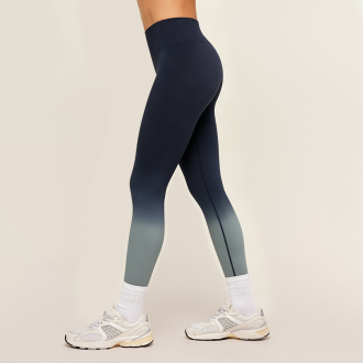 Gradient High-Waist Compression Training Pants with Tummy Control