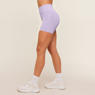 High-Waisted Peach Lifting Sports Shorts