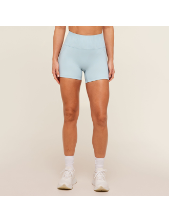 Ribbed Sports Three-Quarter Fitness Shorts