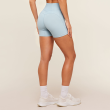 Ribbed Sports Three-Quarter Fitness Shorts