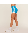 Color Blocking Double Stripes Butt Lifting Sports Shorts