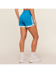 Color Blocking Double Stripes Butt Lifting Sports Shorts