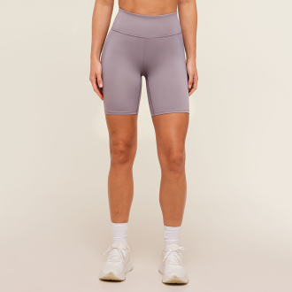 High-Waisted Quick-Dry Knee-Length Workout Shorts