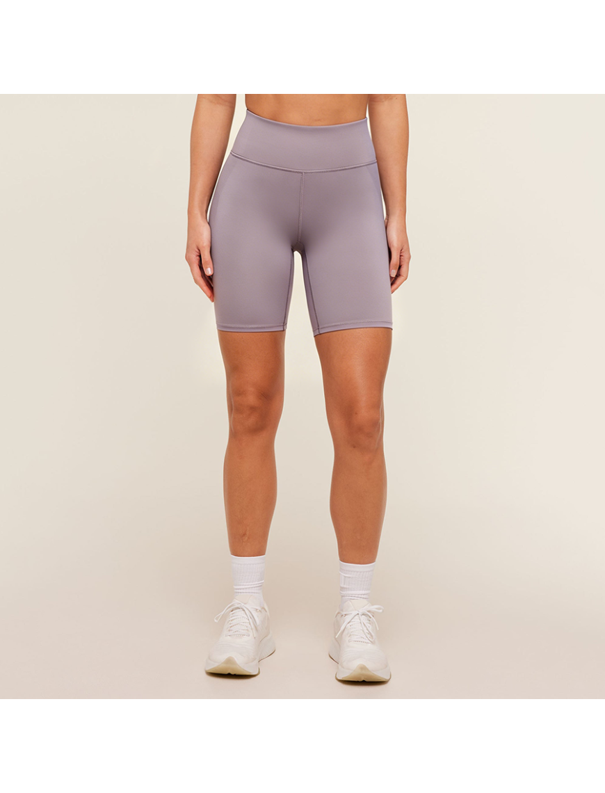 High-Waisted Quick-Dry Knee-Length Workout Shorts