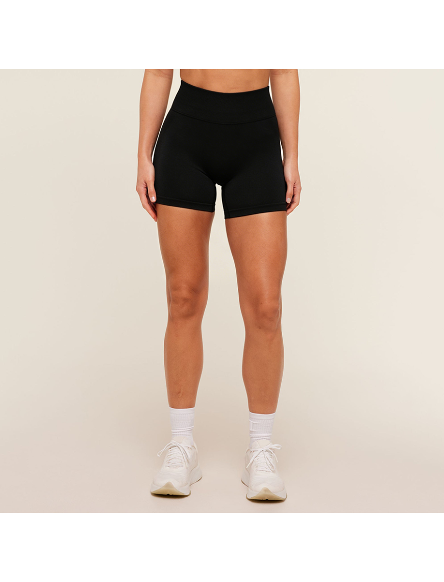 Women's Mid Waist Slim Yoga Sports Shorts