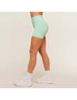 High-Waisted No-VPL Yoga Booty Shorts with Quick-Dry Feature